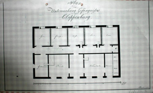 Plan des Gefangenenhauses von 1820